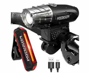 Waterproof Rechargeable LED Bike Bicycle Light USB Cycle Front Back Headlight