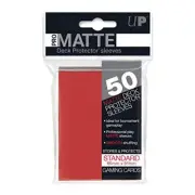 Ultra Pro - Standard Sleeves - Matte Red (50ct)