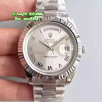 在飛比找蝦皮購物優惠-Rolex 勞力士 星期天日曆型N廠男錶 實拍 免運