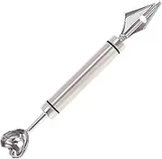 Kezvmhy Fruit Scooper and Baller - Watermelon Ball Scoop, Easy to Clean Double Ended Rose Scoop Set for Watermelon, Stainless Steel Melon Ice Cream Sorbet Dessert Ball Spoon for Removing Pear Core