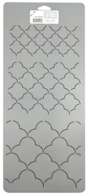 Quilting Stencil Clamshell Quilt Patterns Scallop Background Plastic Template