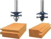 Bosch 85625MC 1-5/8 In. Ogee Stile + Rail Router Bits Tool Accessories