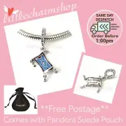 NEW Genuine PANDORA Disney Aladdin Magic Carpet Dangle Charm - 792346C01 RETIRED