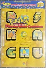 Pikachu World Collection Folder Pokemon 9 x Card Set WOTC Australian Issue 2000