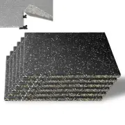 CyclingDeal Pro Quality Gym Workout Tiles Mat - 6pk 50x50cm Interlocking Rubber