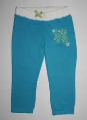 Pumpkin Patch Girls Basic Jogger Blue Cotton Fleece Pant Sz 12 NEW