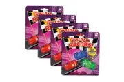 4x 3pc Fumfings 16cm Pullback Action Racers Car Vehicle Kids Play Fun Toy 3y+