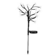 Solar Peach Blossom Tree Ground Plug-in Lights Christmas Decoration Lights 20LED