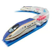 在飛比找momo購物網優惠-【TAKARA TOMY】PLARAIL 海鮮列車 E7新幹