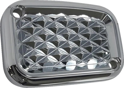 COVINGTONS C3078-C Master Cylinder Lid - Clutch - Diamondback - Chrome