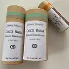 Coco Balm Scent-Free Natural Deodorant, VEGAN, No BiCarb Soda, Zero Waste, 70g