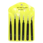 Steel Tweezer set Precisions Maintenance Repair for Detailed Electronics Work