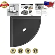 Handcrafted 8-Inch Corner Shower Caddy - Easy Retrofit for Modern Bathrooms