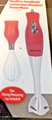 Immersion Blender / Hand Mixer Better Chef Handheld I Dual Pro 2 Speed New n Box