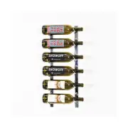 VintageView W Series Wine Rack 2 - Single Depth, Metal Wall Mounted Wine Rack...