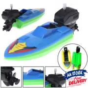 Bath Toy Boat Summer Wind Up Bathing Ship Baby Child Clockwork Play Time Kids
