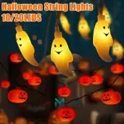 Luces de cadena de Halloween Lámpara de calabaza Decor fiestas interior/exterior