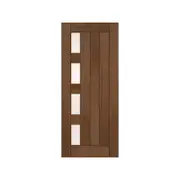 Parkwood 2040 x 820 x 42mm External Door Vulcan Stain Translucent Glass SQVE17