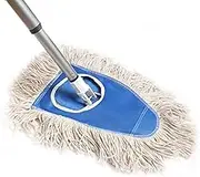 Fuller Brush Dry Mop - Commercial Floor Dusting & Mopping Cleaner w/Extension Handle & Washable Head for Drying & Dusting Kitchen & Bathroom Floors