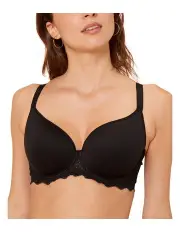 [Simone Perele] Caresse 3D Plunge Contour Bra in Black