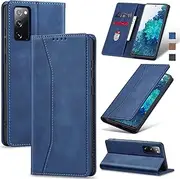 Jasonyu Mobile Phone Case for Samsung Galaxy S20 FE 5G Case Leather Flip Foldable Shockproof Magnetic [Premium PU Leather] [Stand Function] [Card Slots] Protective Flip Case for Samsung Galaxy S20 FE