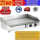 Devanti Commercial Electric Griddle BBQ Grill Stainless Steel Commercial Griddle