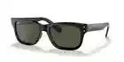RAY BAN SUNGLASSES MR BURBANK RB2283F 901/31 55MM BLACK/GREEN LENS