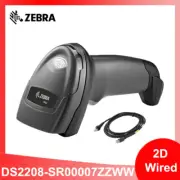 Zebra DS2208-SR00007ZZWW Handheld 2D Corded Barcode Scanner Kit with USB Cable