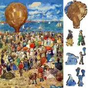 Wooden Jigsaw Puzzle for Adults by FoxSmartBox - 404 Pieces - The Balloon