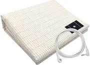 Grounding Mat, 35x90 Grounding Sheet, Sheet Silver, Grounding Mat for Sleep, Grounding Bed Sheet, Foldable Earth Sheets