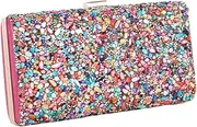 [Healvian] Elegant Lady Handbag Colorful Dinner Bag Fashion Pouch Cosmetics Storage Evening Bag