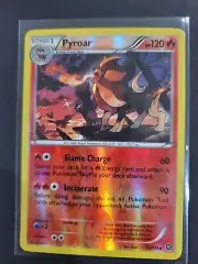 Pokemon PYROAR 23/114 - XY Steam Siege - RARE Rev Holo - MINT