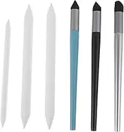 BESPORTBLE 6Pcs Blending Sponge Pen Set Portable Soft Head Oil Pastel Blending Tool for Sketching Drawing and Painting for Artists to Achieve Smooth Color and Blends