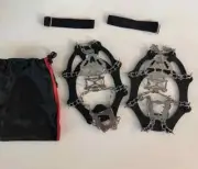 Ice Cleats Traction Snow Grips - 19 Stainless Steel Spikes Crampons