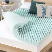 Egg Crate Memory Foam Mattress Topper Cooling Gel Infused Pad 4" 3" 2" 1.5 Inch