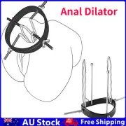Huge Metal Anal Expander Dilator Anus Speculum Butt Plug Adjustable BDSM Sex Toy