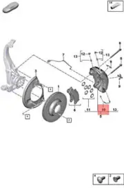 Genuine PORSCHE Cayenne 9YA Connecting Line Right 7P5615701D