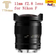 TTArtisan 11mm F2.8 Full Frame Manual Fisheye Lens Fr Nikon F D850 D810 D7200 D3