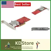 Dual M.2 PCIe Adapter Card with Software RAID Functionality for Maxed Out Speeds