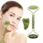 Natural Jade Walze, Eye Facial Massage Skin Roller neck and back Body Massager