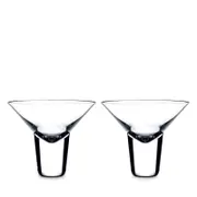 Nude Glass Gravity Martini Cocktail Glass, Set of 2