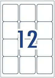 [12 Per Page] A4 Self Adhesive Address Labels Laser Inkjet Print Mailing Stickers Label 100 Sheets