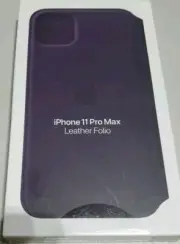 iPhone 11 Pro Max Leather Folio Case Purple Brand New In Box