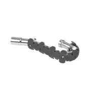 Polisport Armadillo Pipe Guard 4 Stroke, Nardo Gray - 40cm | 8483800006
