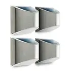Security Solar Wall Lights Decorative Outdoor Solar Fence Post and Step Lights