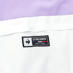 【LE COQ SPORTIF 法國公雞】防潑水運動基礎防風外套-女款-薰衣紫色-LWS62762