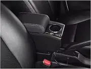 Arm Storage Box for Fabia 3 III 2015-2022 Car Armrest Storage Box Cup Holder Armrest Storage Box Armrest Box(M1 Red Line 3usb)