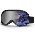 Outdoor Ski Goggles,OTG Snowboard Goggles Anti Fog Snow Goggles 100% UV400 Sn...