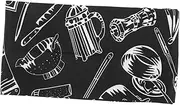 [Healvian] Bread Ties Scarf Chef Neckerchief Bow Tie for Men Sweat Towel Scarf for Kitchen and Restaurant Culinary Training Cooling Neck Wrap Black