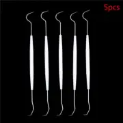 5Pcs/lot Dentist Teeth Clean Hygiene Probe hook Pick Stainless Steel Dental .l8